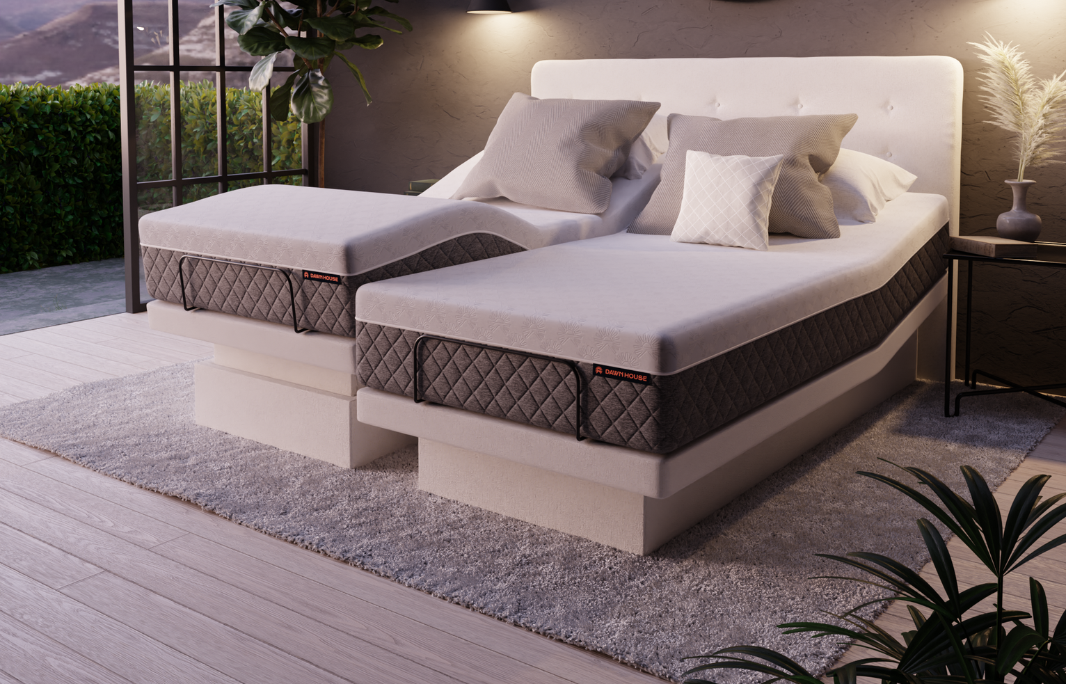 Inland Empire dawn house bed